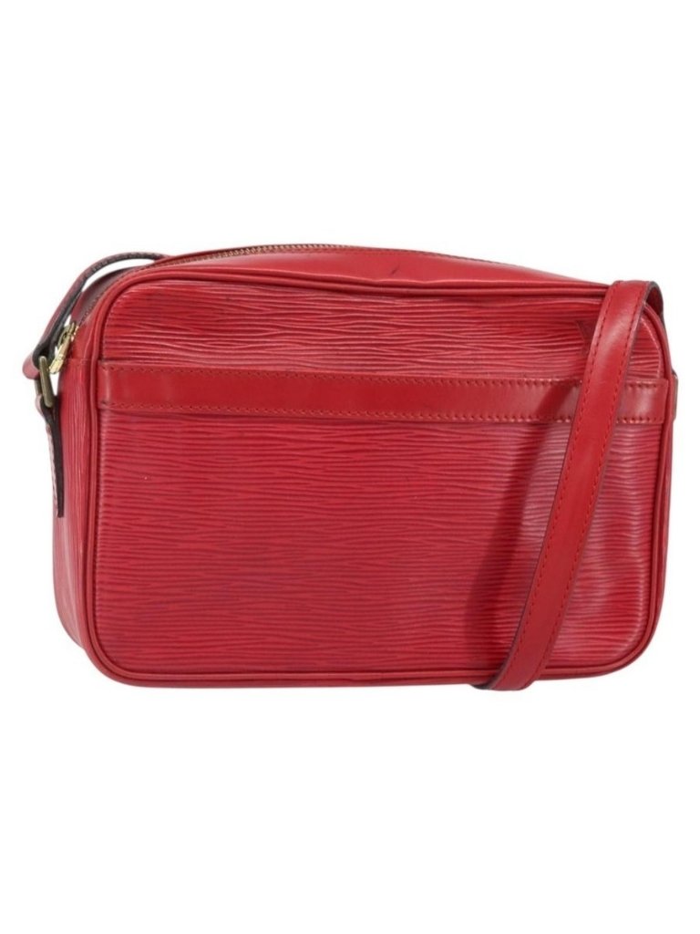Authentic Louis Vuitton Epi Trocadero 23 Shoulder Bag Red M52307 Lv